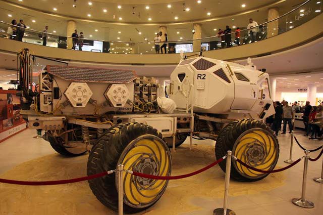 Il rover esposto al RAM