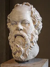 Portrait of Socrates. Marble,