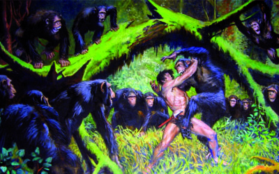 Tarzan legge e combatte